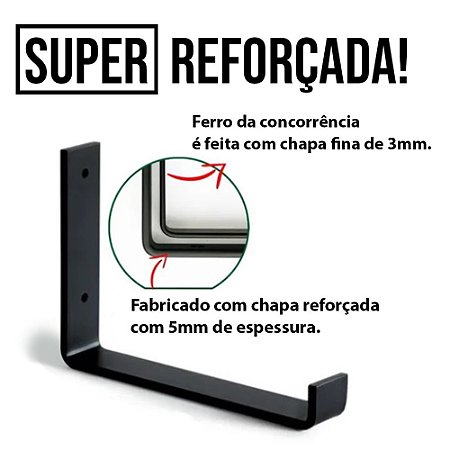 Mão Francesa Invertida AÇO