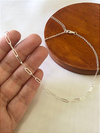 Chocker Cartier Folheada a Prata 925