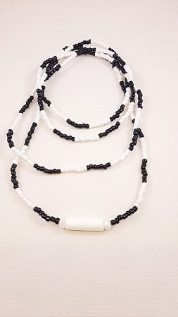 Guia de Proteção Preta e Branca (75 cm)