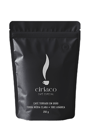 Café Especial Ciriaco em Grãos 250g, Torra Clara, Frutado, 100% Arábica