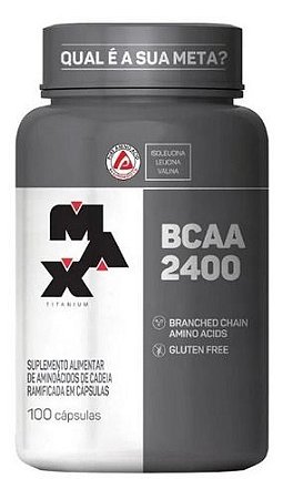 Bcaa 2400 100 Caps - Max Titanium