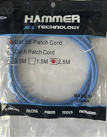 Patch Cord Cat.5e - Hammer