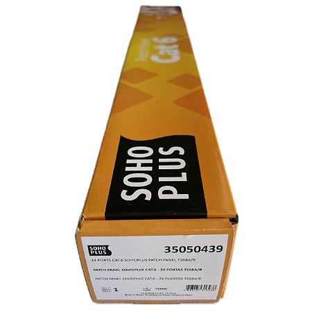 Patch Panel SOHOPLUS FURUKAYA 24 Portas Cat.6