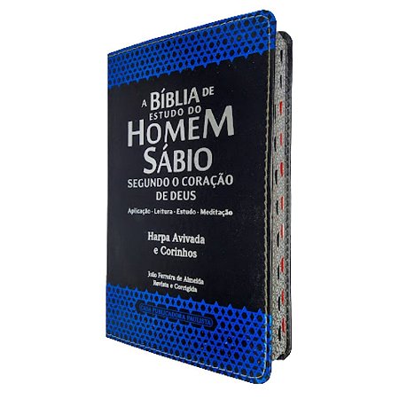 A Bíblia De Estudo Do Homem Sábio Harpa Capa Preta - Cpp