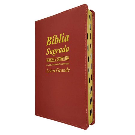 Bíblia Sagrada Letra Grande Vermelha - Promessas
