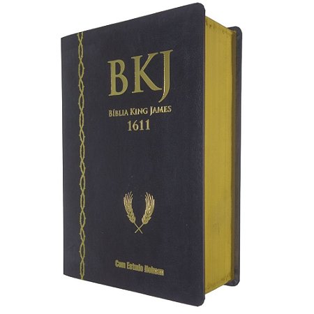 Bíblia King James Com Estudo Holman 1611 - Preta  - BV Books