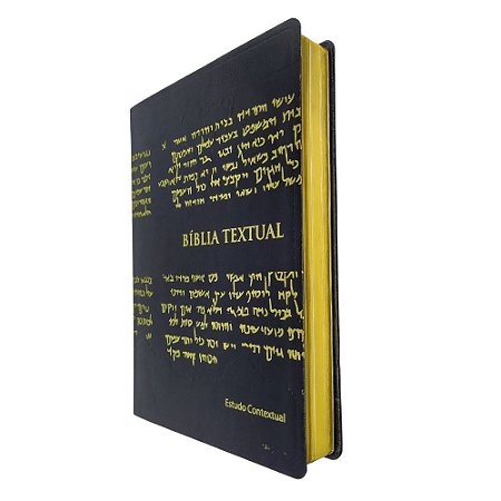 Btx Bíblia Textual Com Estudo Contextual - Preta - BV Books