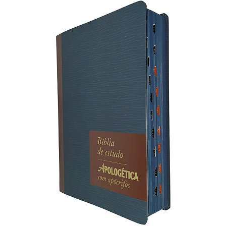 Bíblia de Estudo Apologética Com Apócrifos Índice Capa Neutra