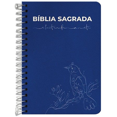 Bíblia Anote Espiral Ilustrada Capa Dura Ninho - Geográfica