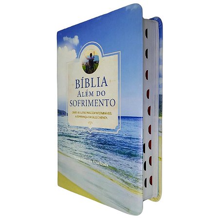 Bíblia Sagrada Além Do Sofrimento Índice Capa Luxo Sea CPAD