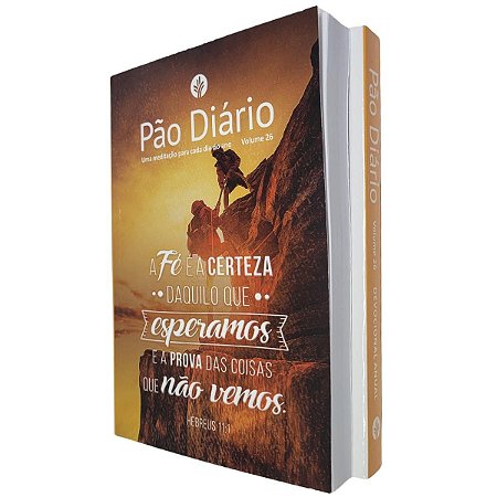 Pão Diário Devocional Volume 26 Edição 2023 Capa Fé