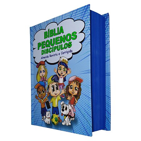 Bíblia Infantil Pequenos Discípulos Com Ilustrações Harpa Azul - CPP
