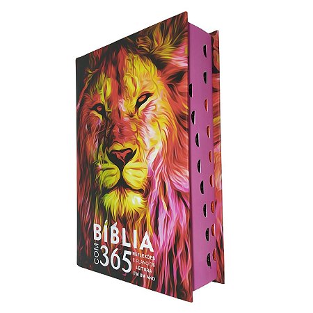 Bíblia 365 Reflexões Plano De Leitura Capa Dura Leão Índice - CPP