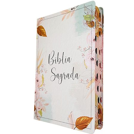 Bíblia Sagrada Feminina Letra ExtraGigante Rosa Poema Índice