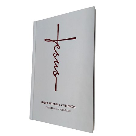 Harpa Avivada Letra Hipergigante Capa Dura Jesus Branca