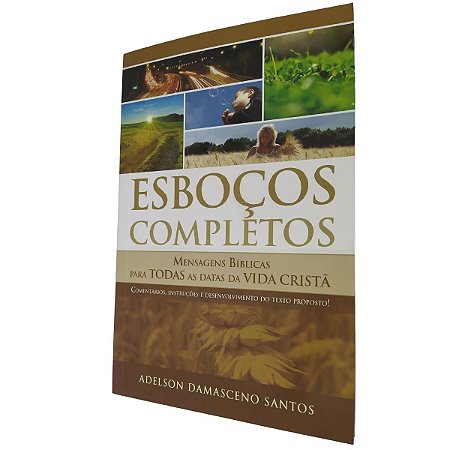 Livro De Esboços Completos - Adelson Damasceno - AdSantos