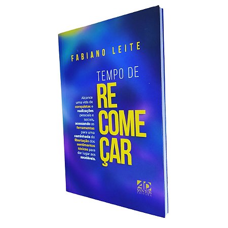 Livro Tempo De Recomeçar - Fabiano Leite - Ad Santos