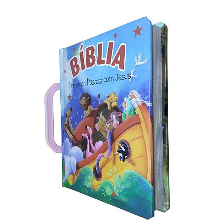 Bíblia Primeiros Passos Com Jesus | Rosa | SBB