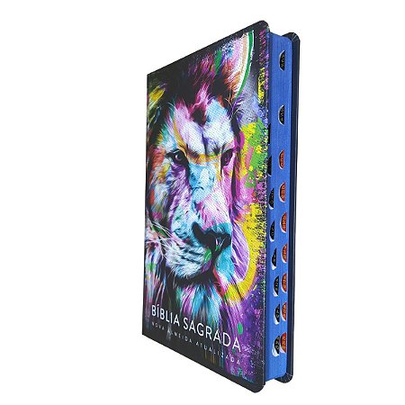 Bíblia Sagrada | Leão Colorido | NAA | Editora Sankto