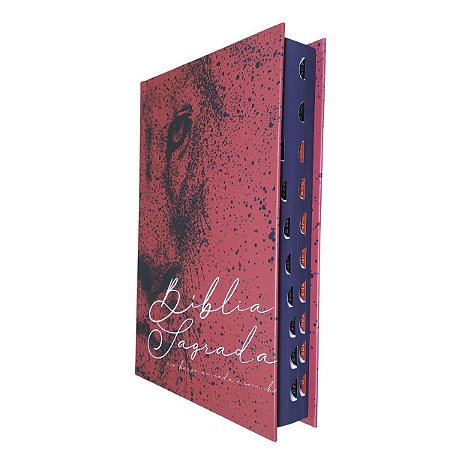 Bíblia Sagrada Leão Pontilhado | Harpa | Editora Sankto ARC
