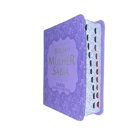 Bíblia da Mulher Sábia Tijolinho Lilás | ARC | Índice | CPP