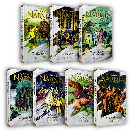 Kit 7 Livros As Crônicas de Nárnia C.S. Lewis Thomas Nelson