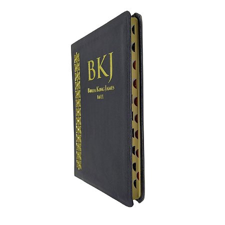 Bíblia King James 1611 Fiel Slim Ultra Fina Preta