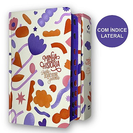 Bíblia Devocional Minha História NVT | Índice | Bege Formas