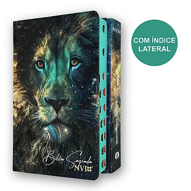 Bíblia NVI Leão Estrelas Grande | Capa Dura Índice | Pão Diario