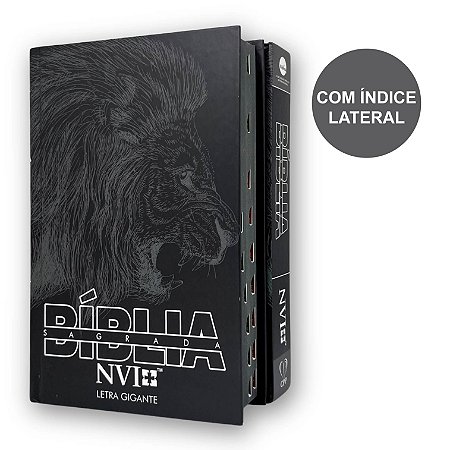 Bíblia NVI Jovem | Letra Gigante Índice | Leão Esboço | CPP
