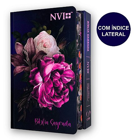 Bíblia Slim NVI | Índice | Capa Dura | Arranjo Floral | CPP
