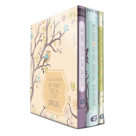 Coleção Um Tempo Especial Com Deus - 2 Livros + 1 Bíblia