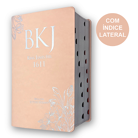 Bíblia de Estudo King James Holman Rosé | BKJ 1611 Índice | Bvbooks