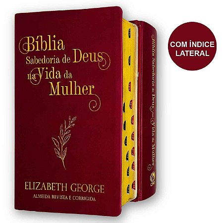 Bíblia Sabedoria De Deus Na Vida Da Mulher Com Índice Vinho
