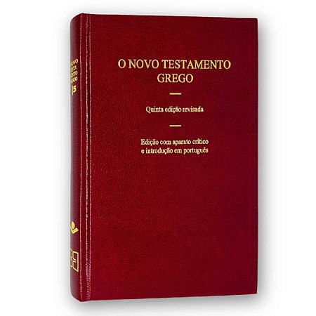 Bíblia Novo Testamento Grego Capa Dura Sbb