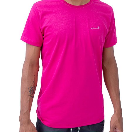 Camiseta básica rosa pink