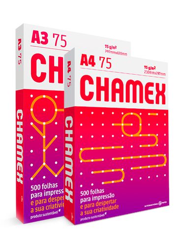 Papel Sulfite Chamex A4 500 Folhas 75g
