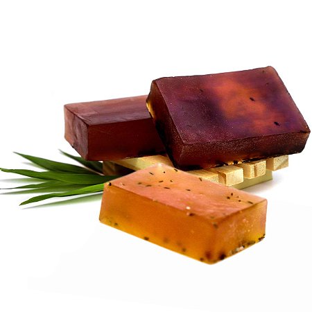 Kit 3 Sabonetes Glicerinados Natural Vegano 100g