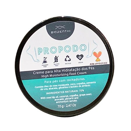 Propodo Creme Natural altamente Hidratante para Pés 70g