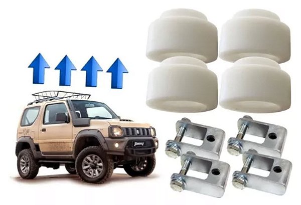 Kit lift JIMNY 5cm - calço prolongador de suspensão