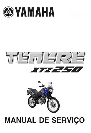 Manual de serviço manutenção (livro digital) da Yamaha TENERE 250