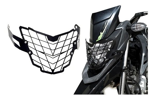 Protetor Grade de farol para Yamaha Crosser xtz 150 até 2022