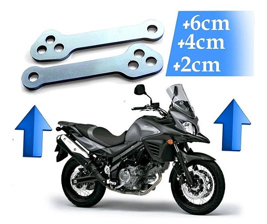 Link Erguer Suspensão V-strom Dl 650 1000 Dog Bone Braço prolongador