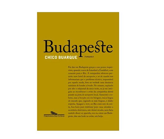 Budapeste - Companhia Das Letras