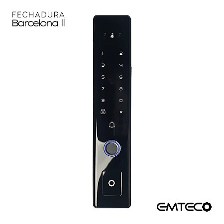 Fechadura Digital Barcelona II Slim a Resistente a Sol e Chuva - Wifi