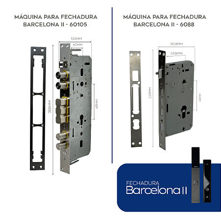 Máquina para Fechadura Digital Barcelona II