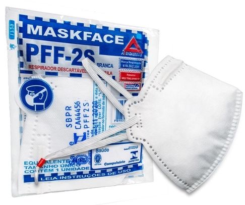 Mascara Descartável Maskface PFF-2S Branca unid