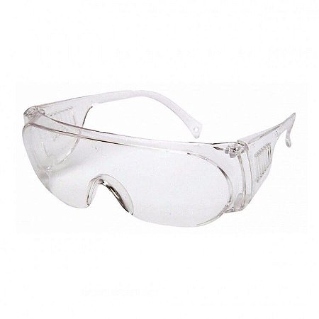 Óculos de Segurança Incolor Sobrepor Modelo Panda CA 10344 Kalipso Caixa com 12 unids