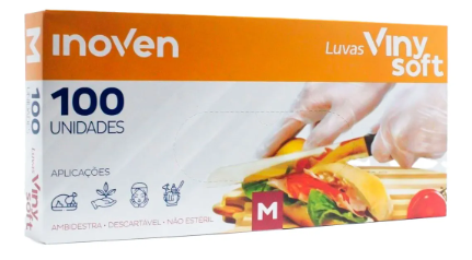 Luva Viny Soft Inoven cx 100