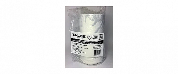 Saco Hospitalar Infectante 100L 75x105 Branco Talge